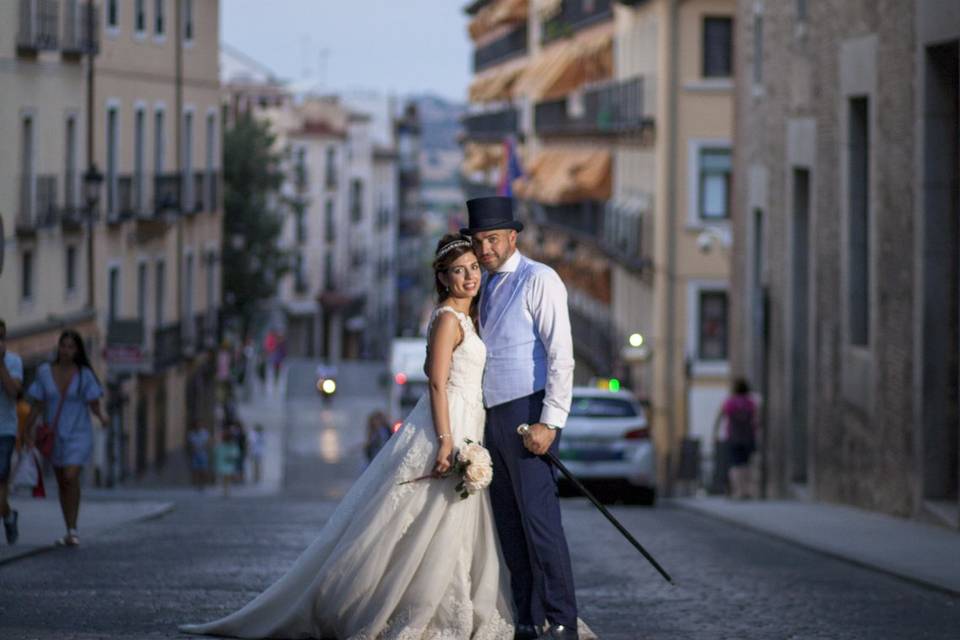 Postboda en Toledo