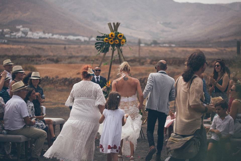 Camino al altar