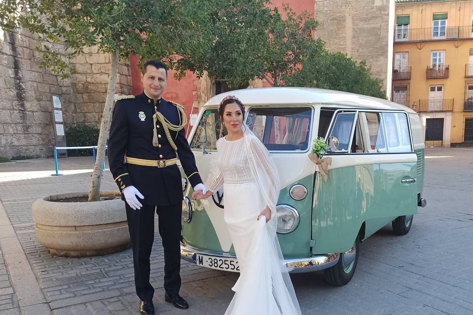 Boda en Volkswagen T1