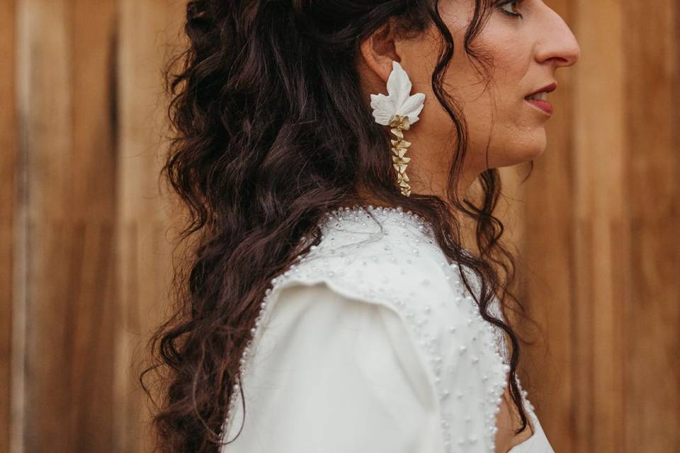 Semirecogido novia