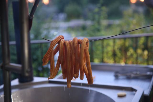 Churros acabados de hacer