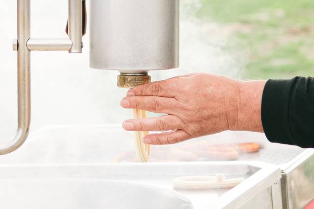 Detalle elaboración churros