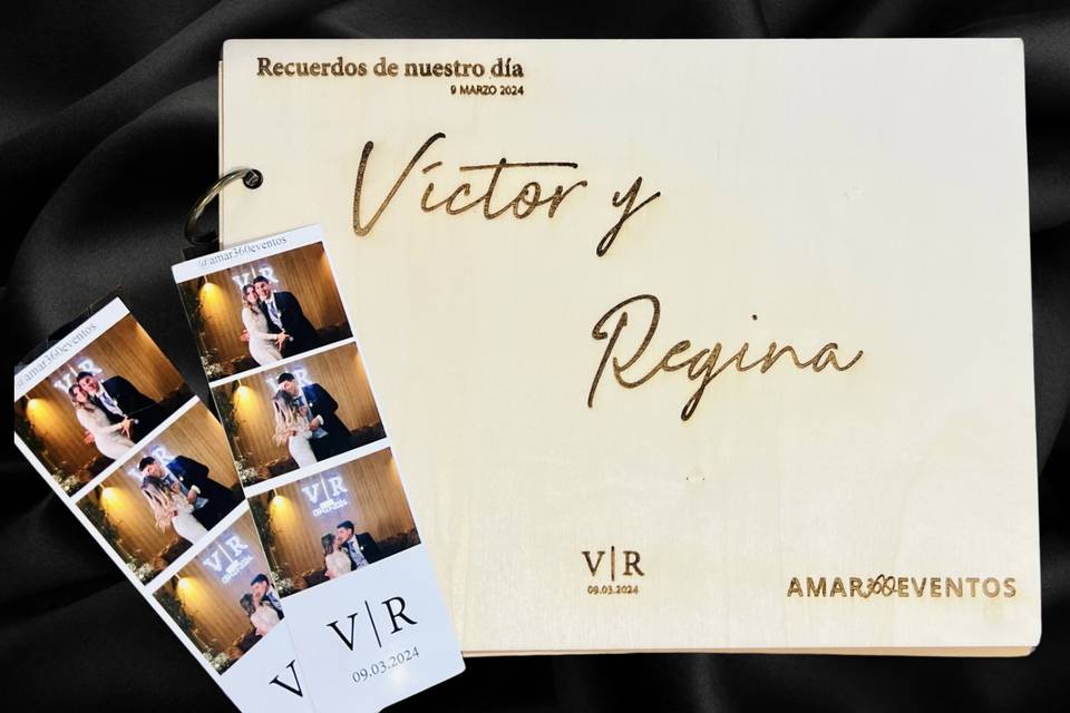 Álbum fotomatón personalizado