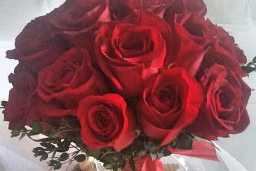 Bouquet rosas rojas