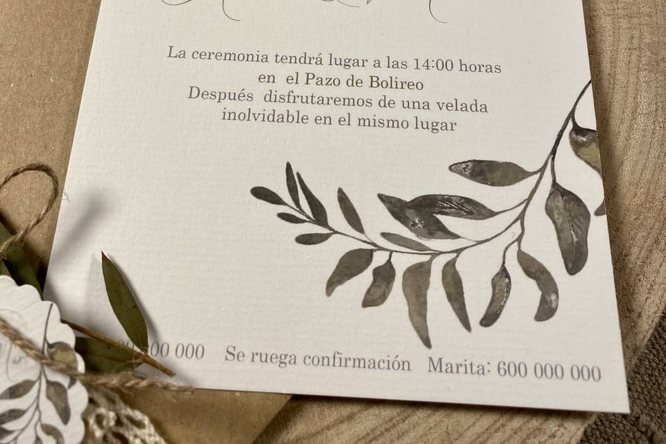 Invitación parvifolia