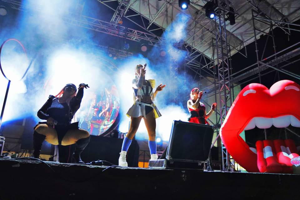 Show en vivo 6 componentes
