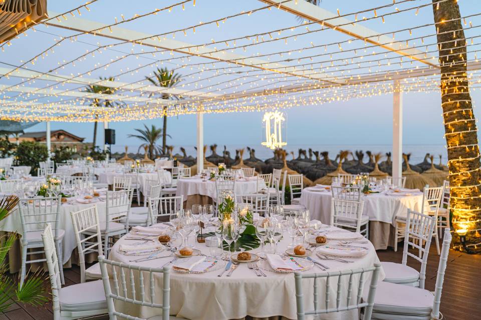 Boda frente al mar