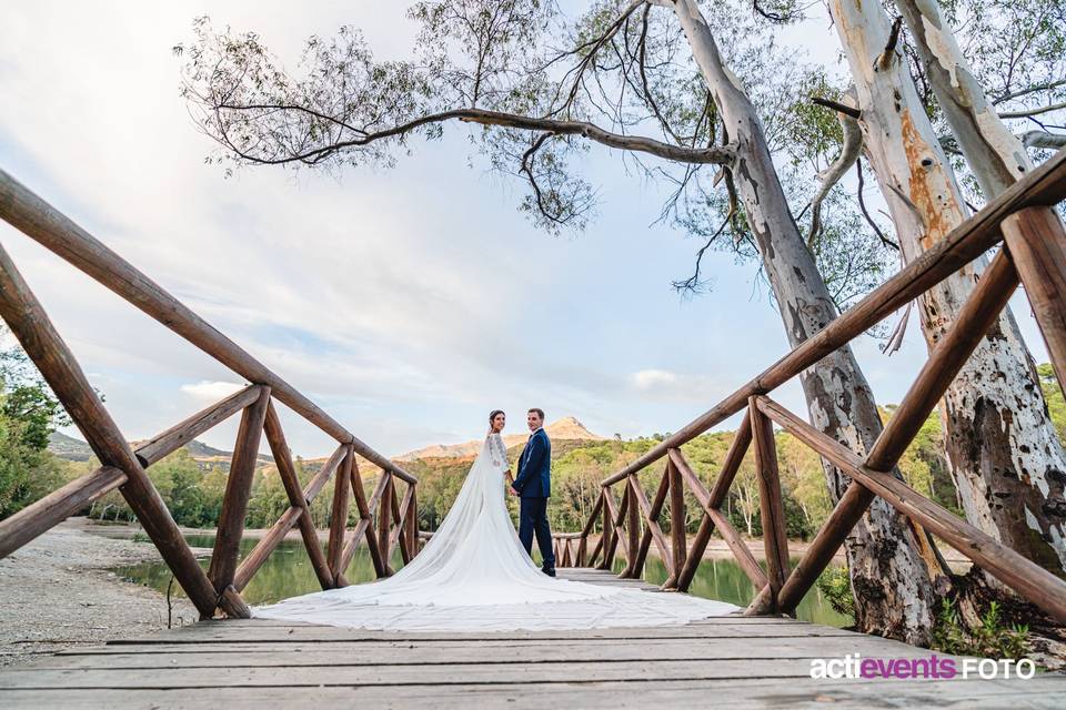 Fotografía de los novios