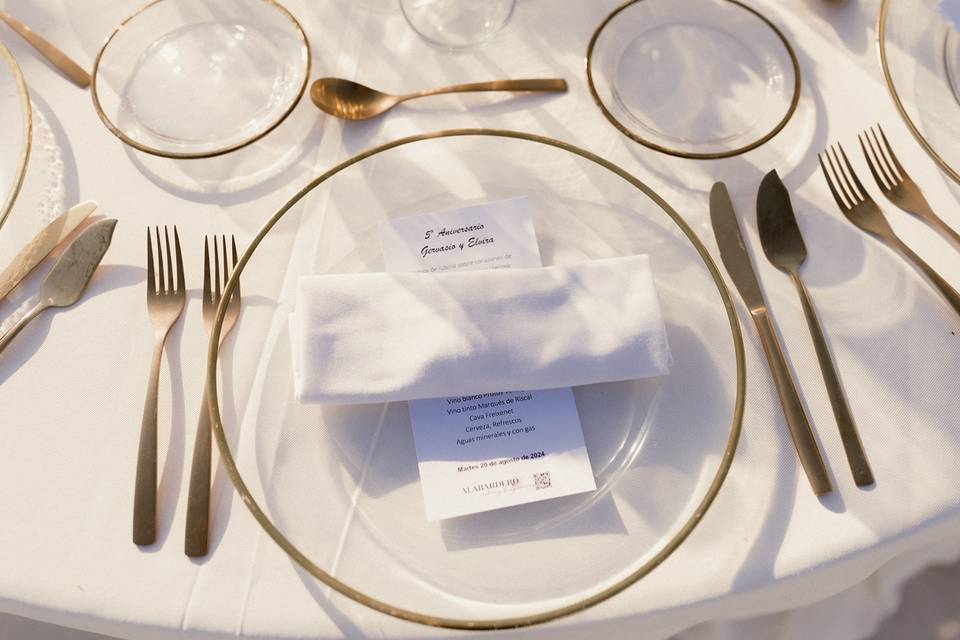 Decoración mesa