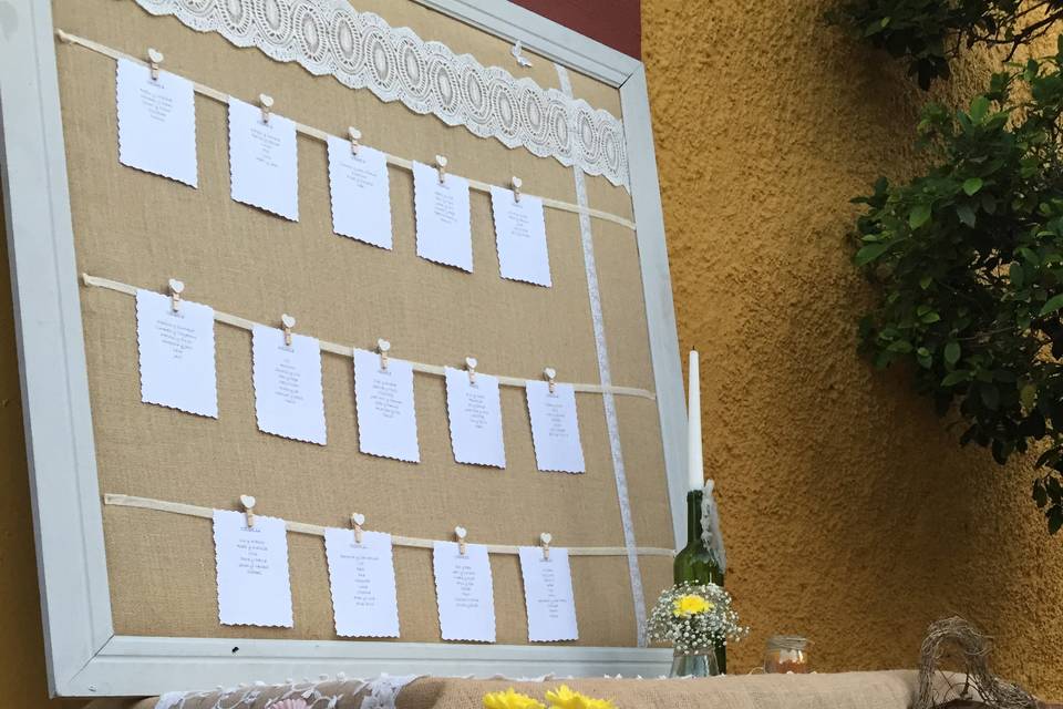 Seating plan