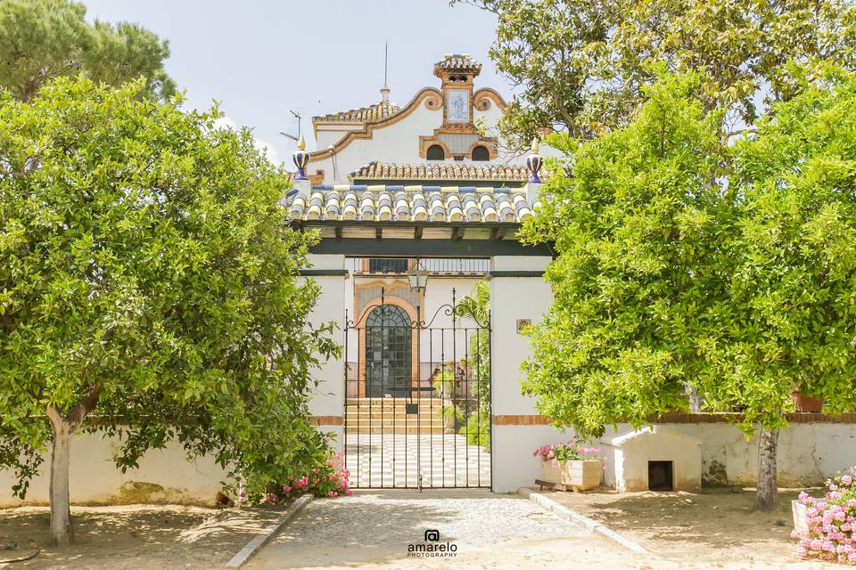 Entrada a la casa rural