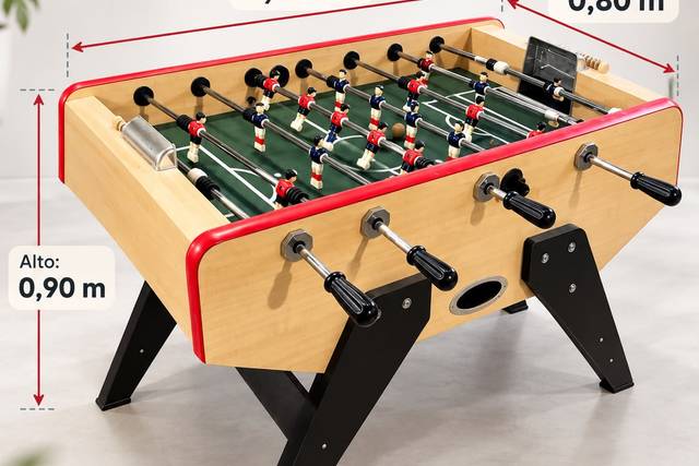 Medidas Futbolín