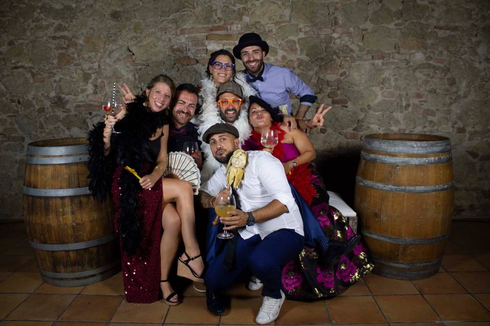 Foto de los invitados a color