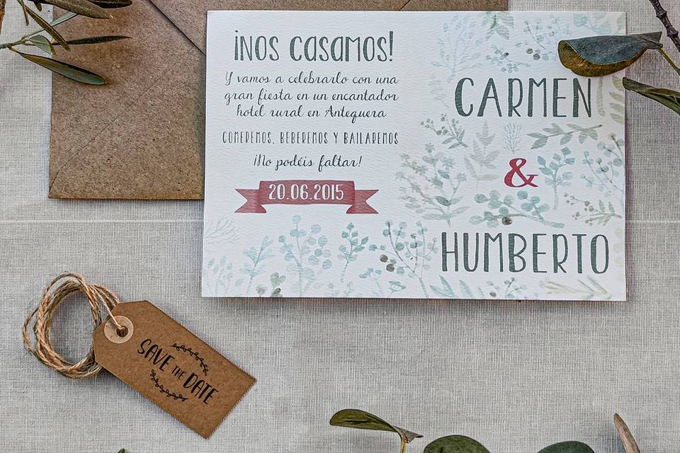 Invitación de boda