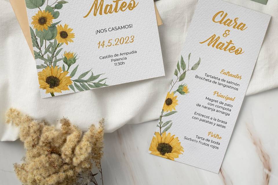 Invitación de boda