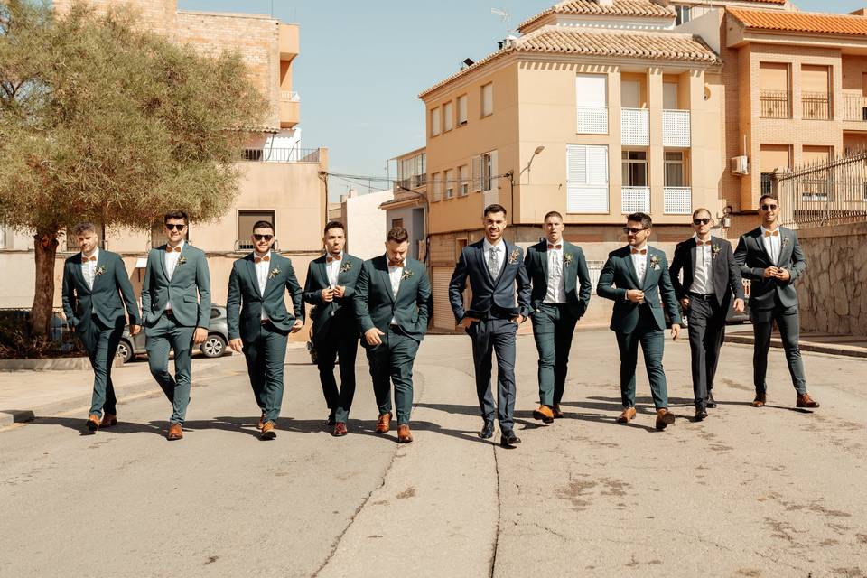 Llegada iglesia novio