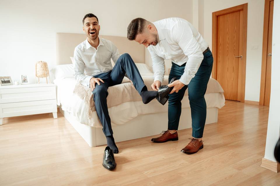 Preparativos novio