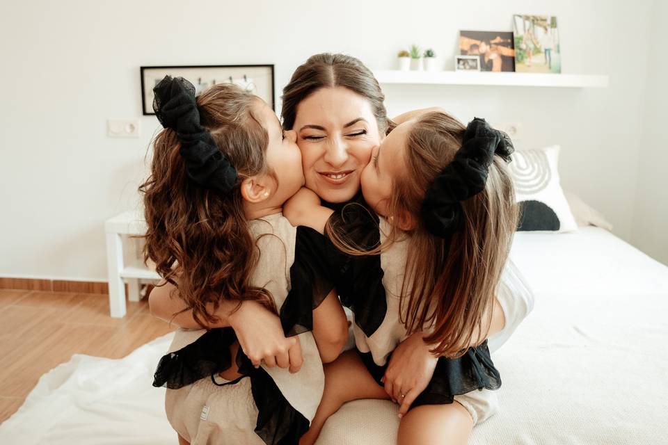 Niñas y novia