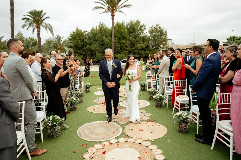 Entrada ceremonia novia