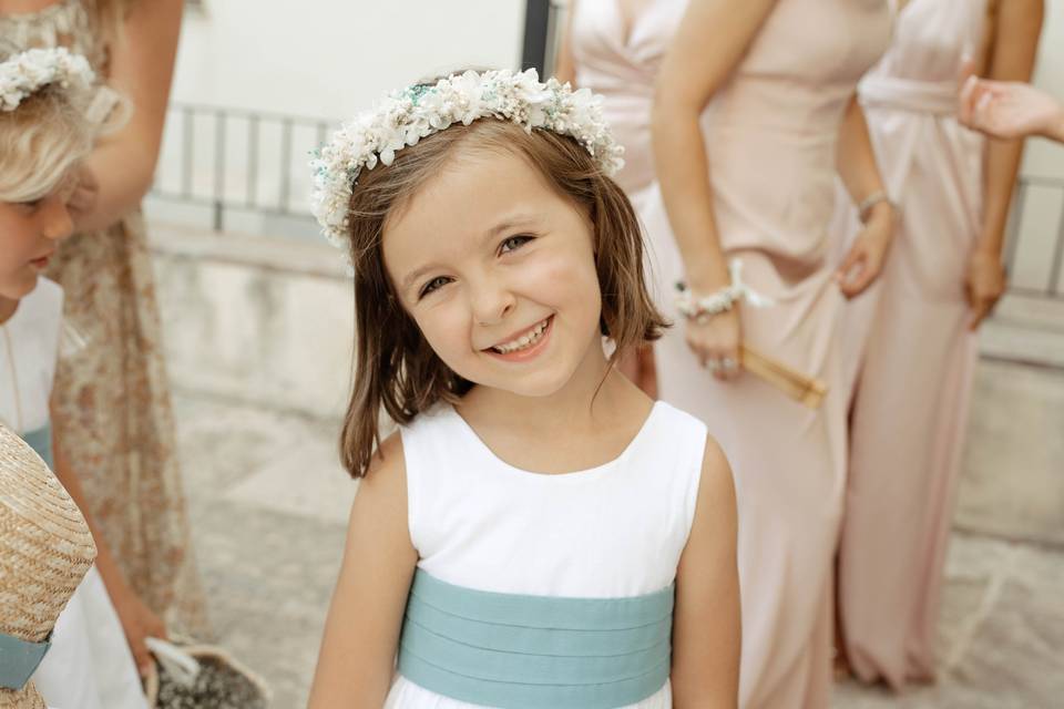 Niña de las arras boda