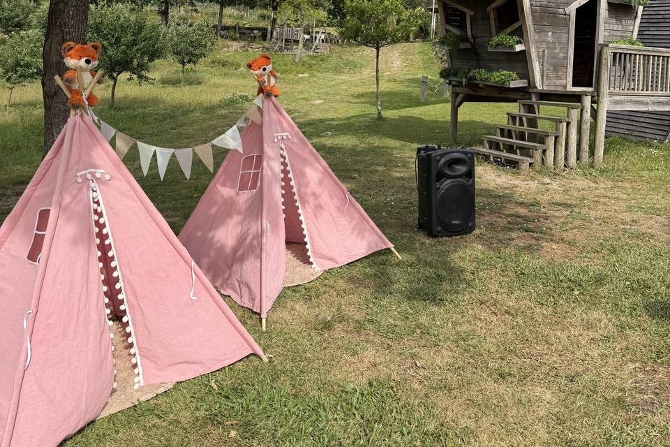 tipis rosas