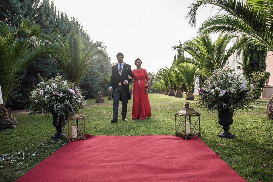 Ceremonia civil en jardín