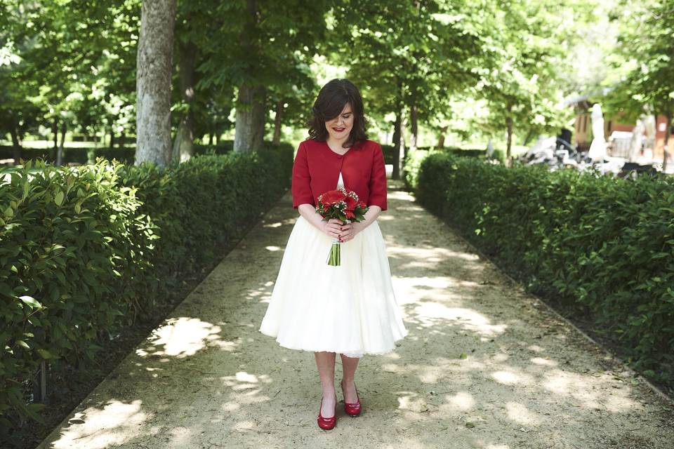 Vestido de novia vintage