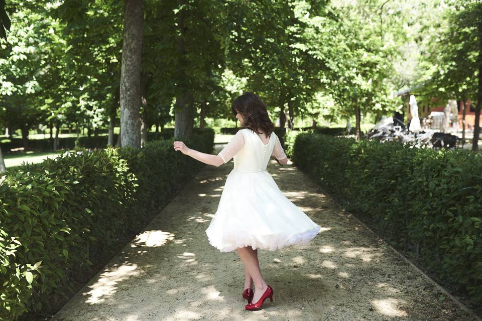 Vestido de novia vintage