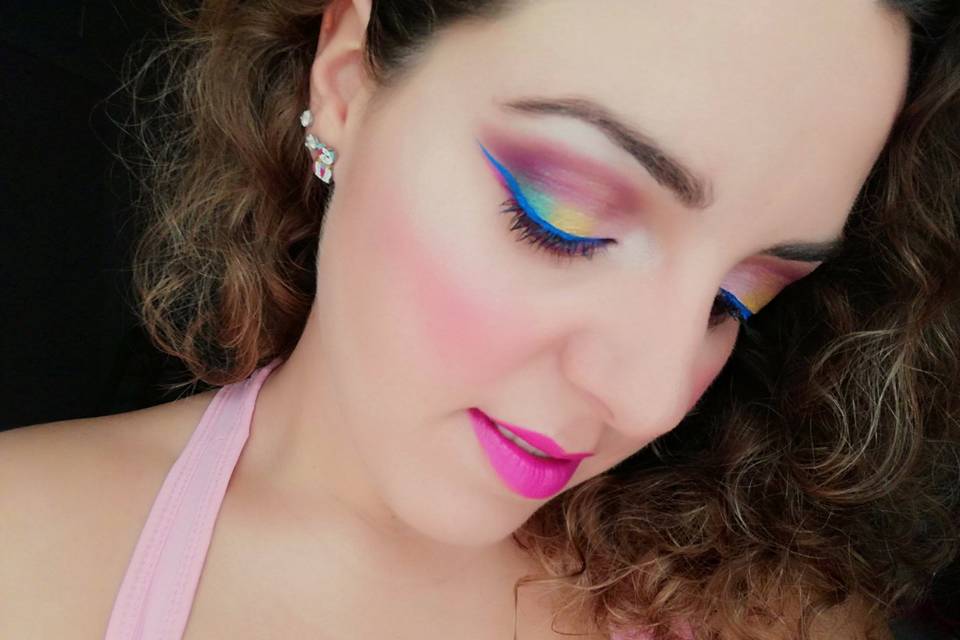 Maquillaje colorido