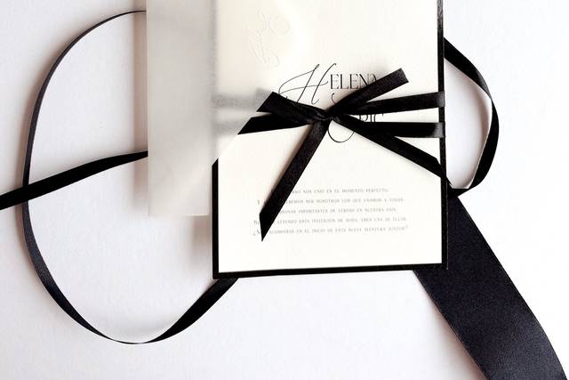 Invitación minimalista