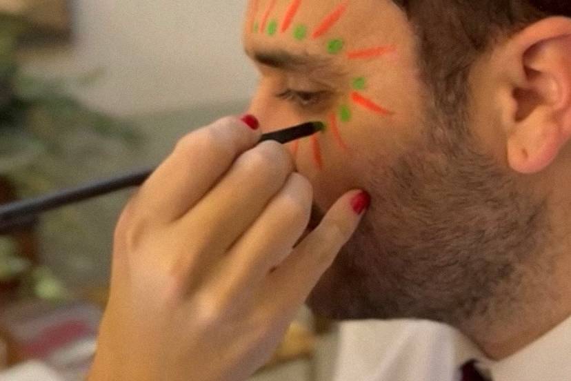 Maquillaje neón