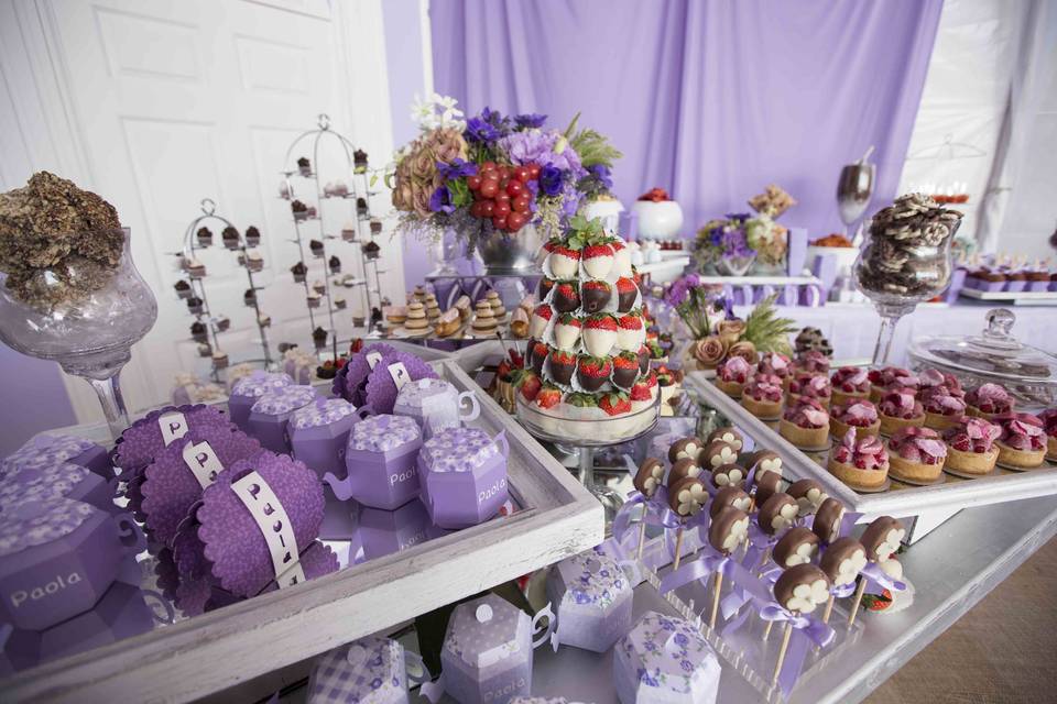 Detalles decorativos en Evento