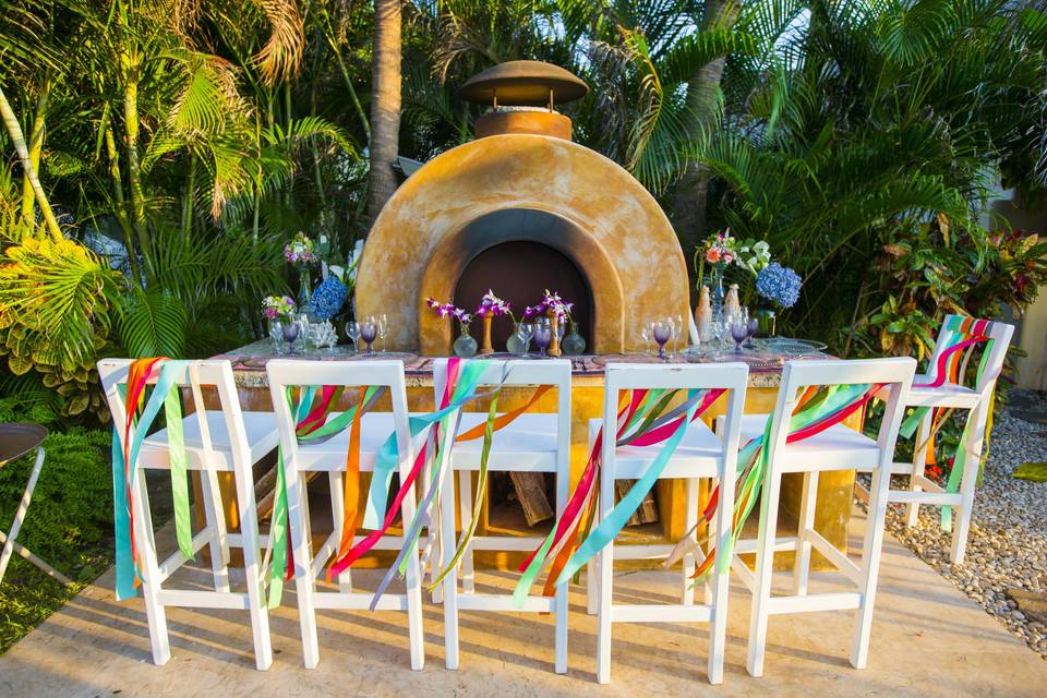 Detalles decorativos en Bodas