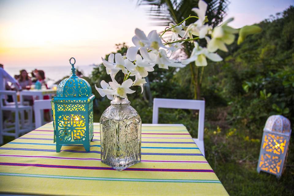 Detalles decorativos en Bodas