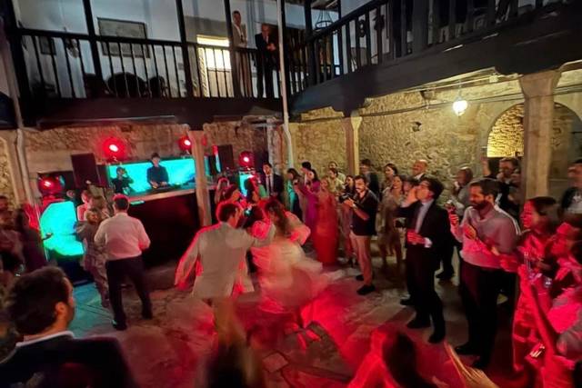 Baile en el patio central