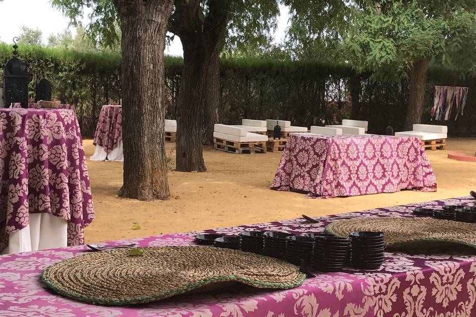 Boda en el jardín