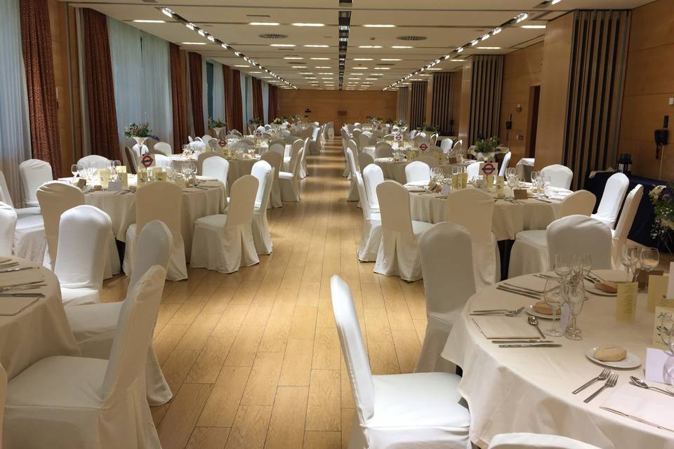 Salón para el banquete