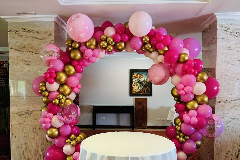 Decoración con globos