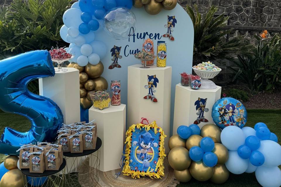 Mini rincón de cumpleaños