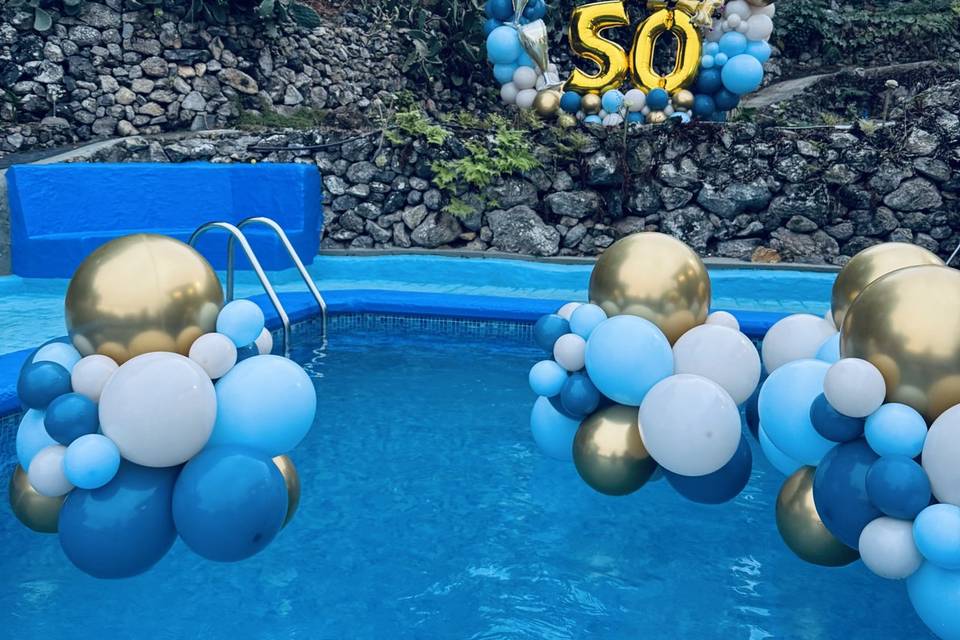 Decoración con globos