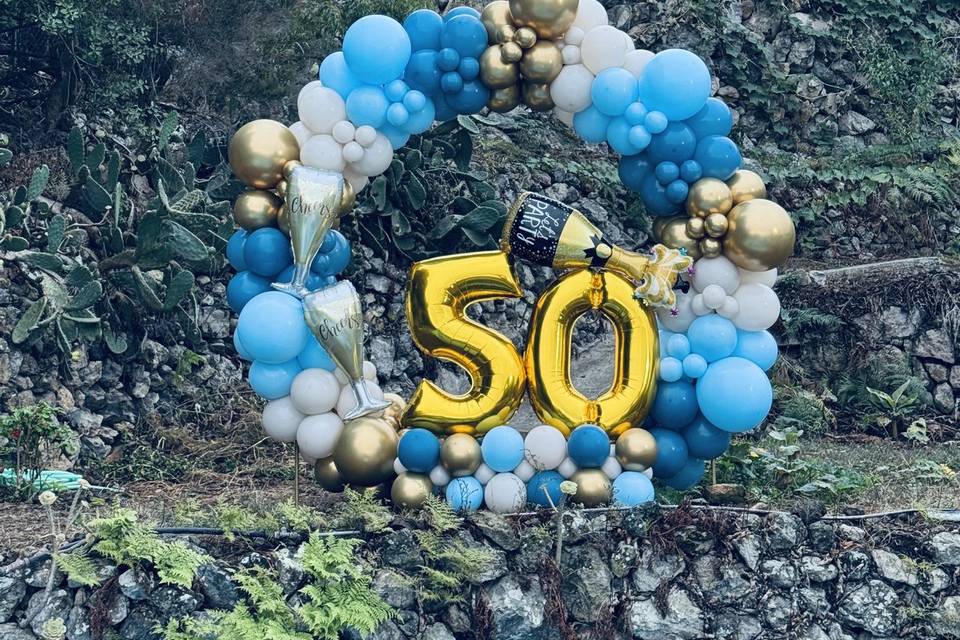 Decoración con globos