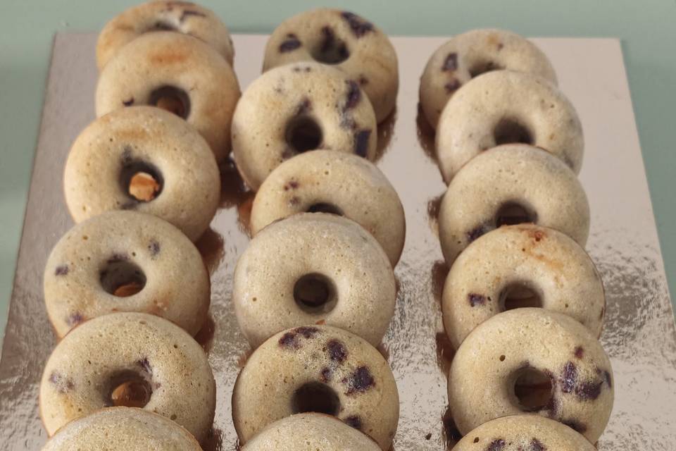 Mini Donuts sin gluten ni azuc
