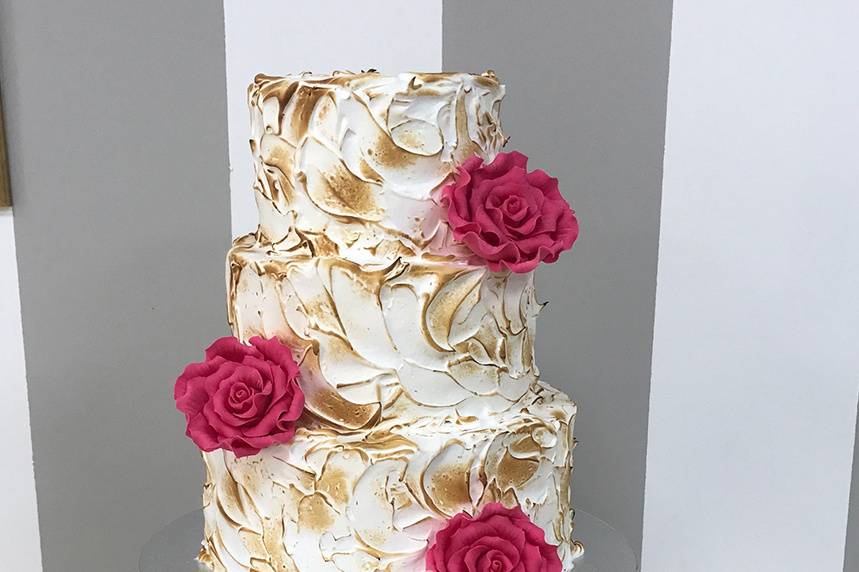 Tarta nupcial de merengue