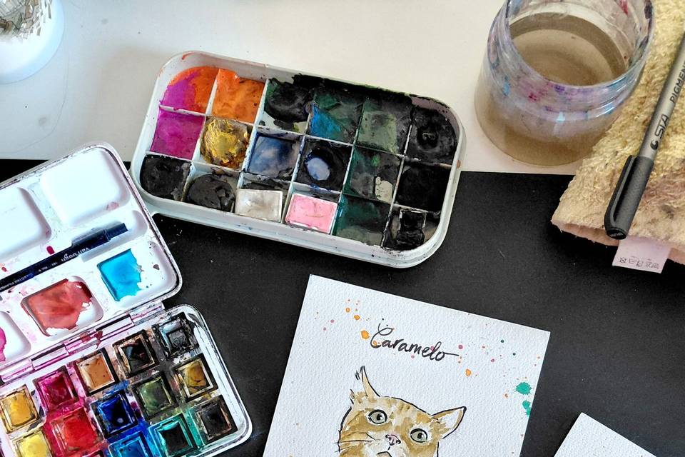 Acuarelas de animales