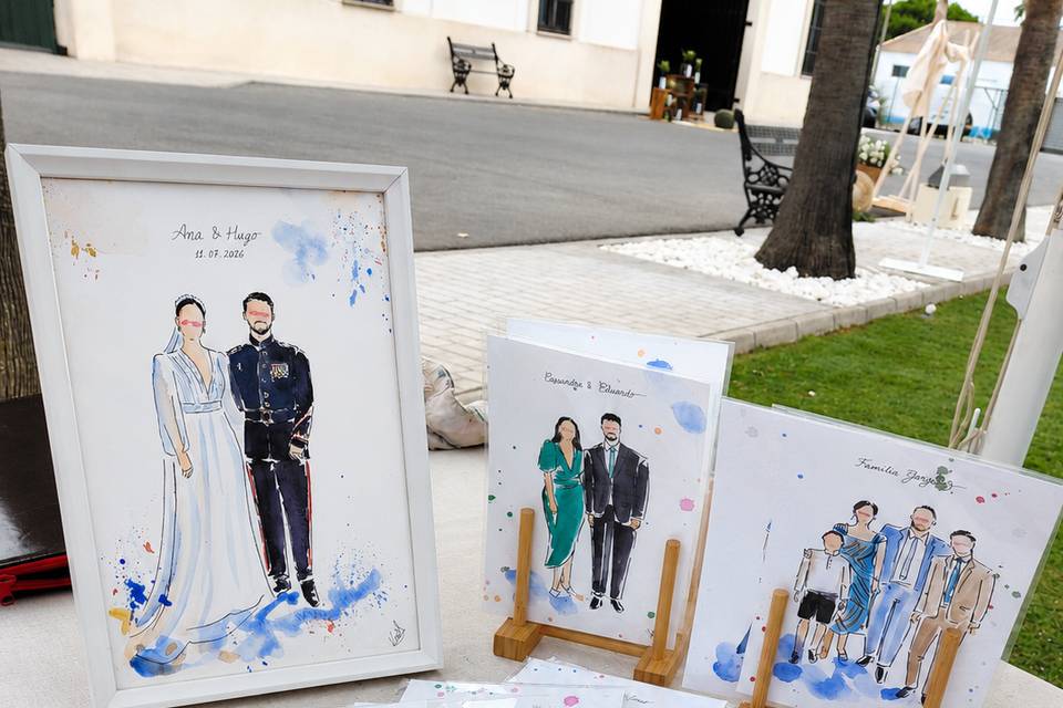 Listas para entregar en boda