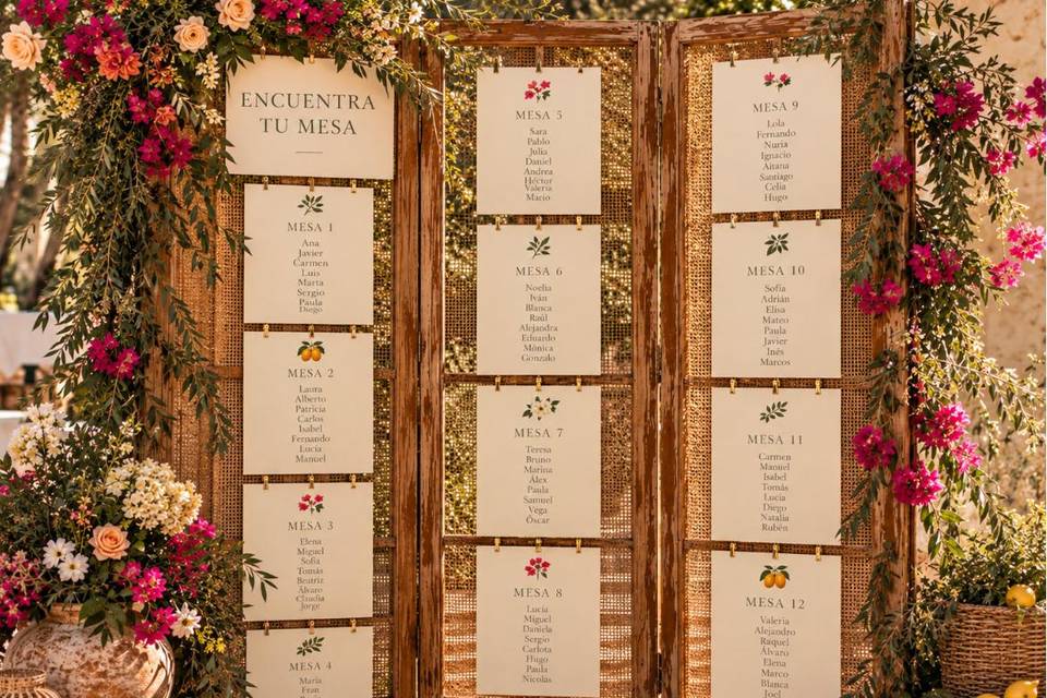 Seating Plan Entre Flores