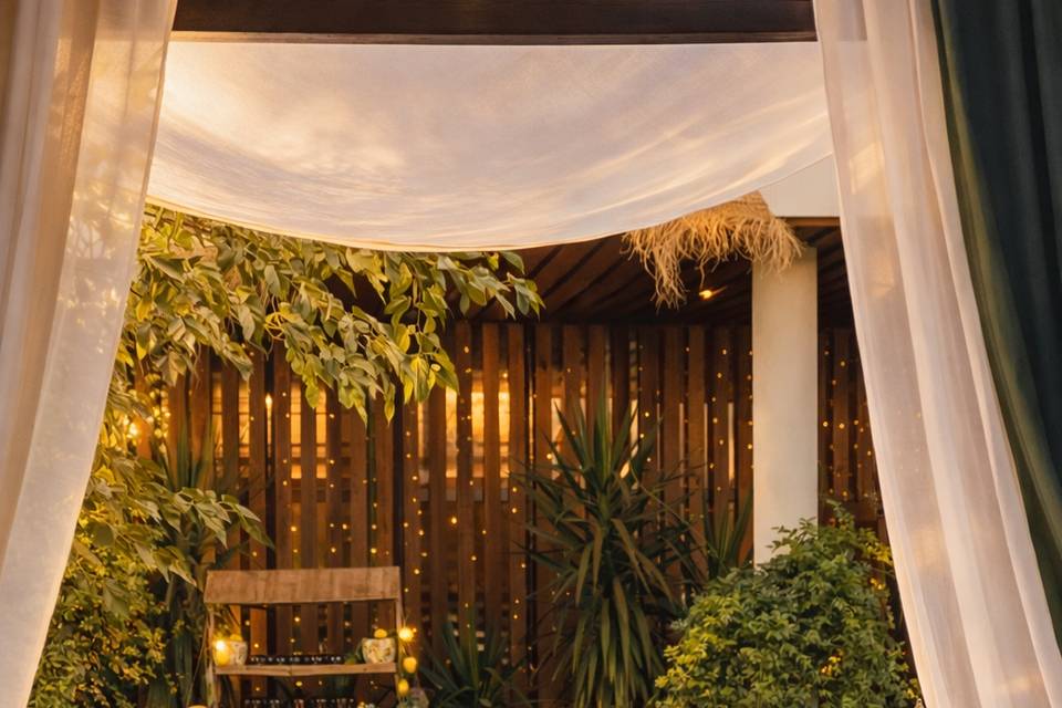 Entrada jardín