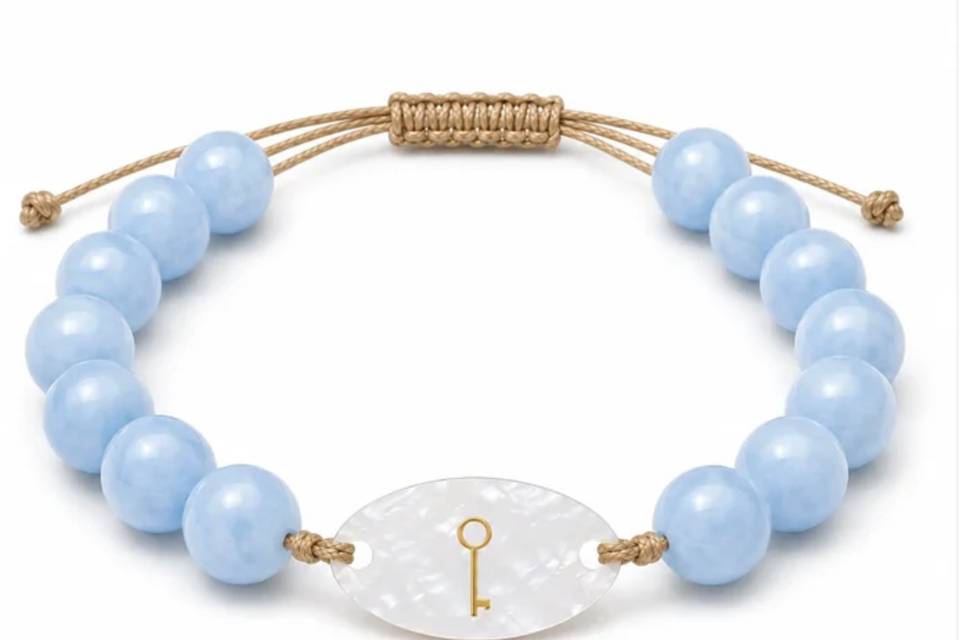 Pulsera nácar con reflexiones