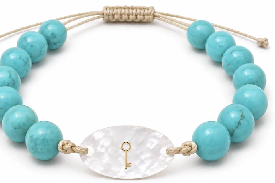Pulsera nácar con reflexiones