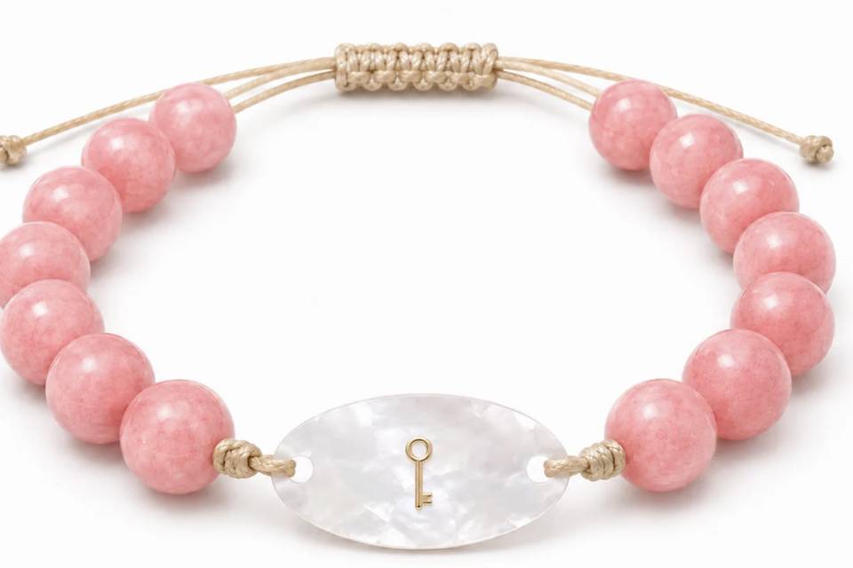 Pulsera nácar con reflexiones